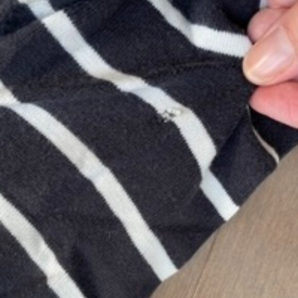 Striped Boatneck Sweater - Small - Picture 5 of 5